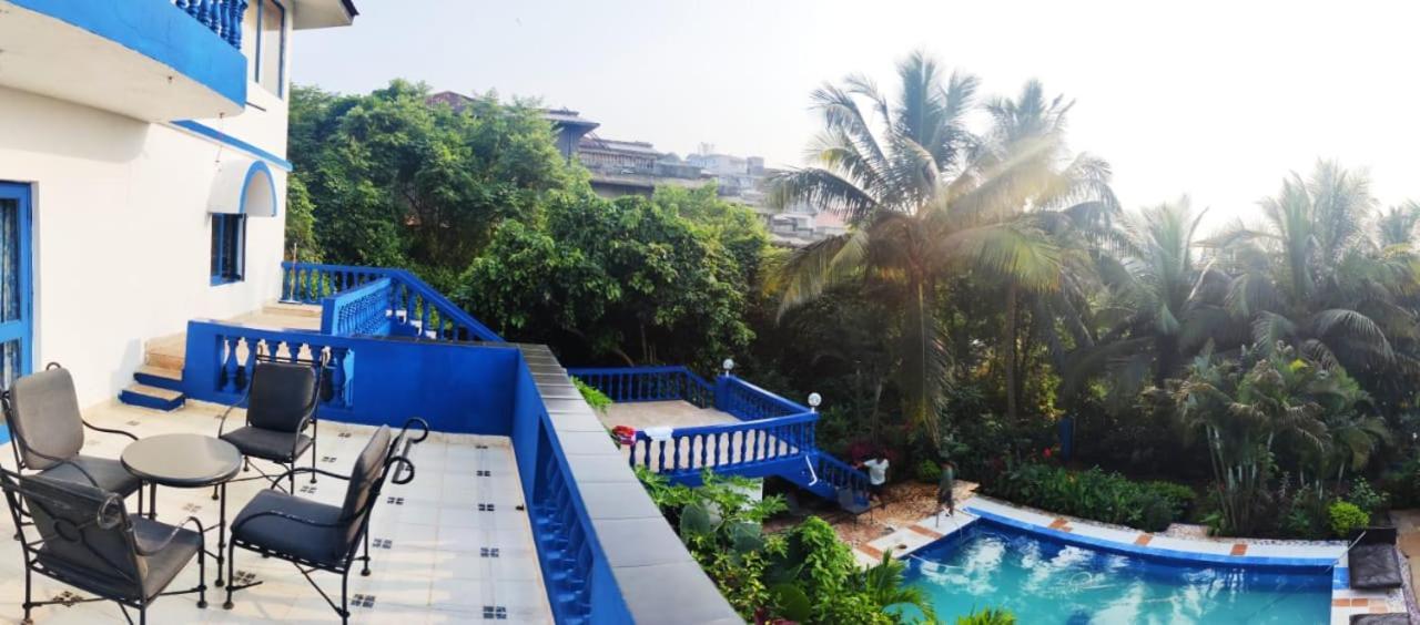 Amazing Hilltop 4 Bhk Villa With Private Pool Near Candolim Eksteriør bilde